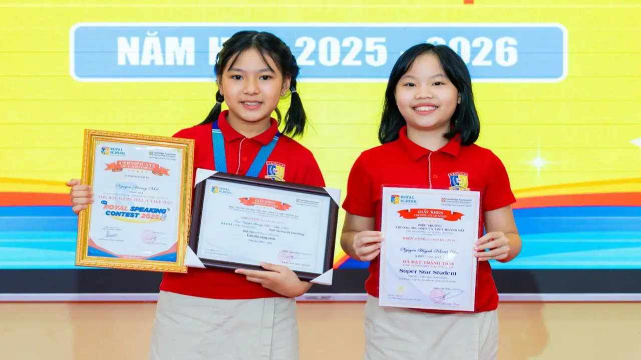 Chuỗi thành tích học thuật ấn tượng của học sinh Royal School