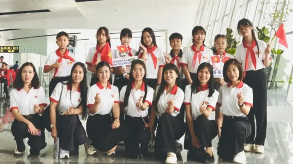 Gần 200 thanh, thiếu nhi Việt Nam tham gia ‘hành trình đỏ’ tại Trung Quốc