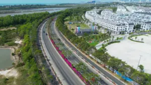 Hiện trạng đường cửa ngõ Vũng Tàu sẽ mở rộng 8 làn xe