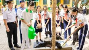 Hoa hậu Thanh Hà mang thông điệp hòa bình - môi trường đến 'đất lửa' Quảng Trị