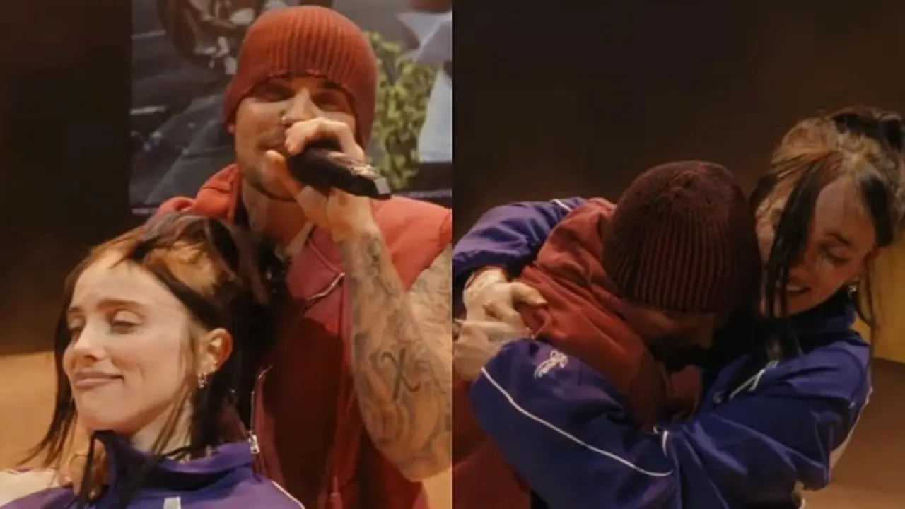Justin Bieber gây sốt khi ôm Billie Eilish trên sân khấu Coachella