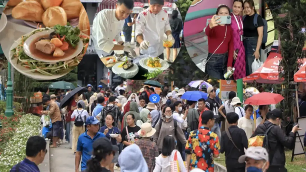 Lễ hội bánh mì ngay trung tâm TP.HCM ngày đầu: &Ugrave;n ùn người đổ về giữa trưa
