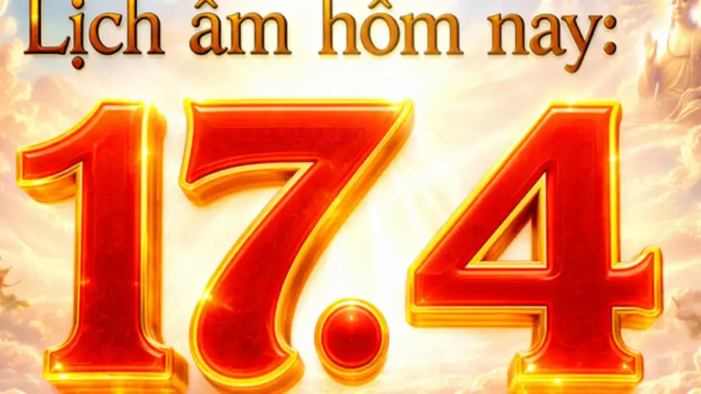Lịch âm hôm nay mùng 1 tháng 3: Ngày 17.4 là ngày gì?
