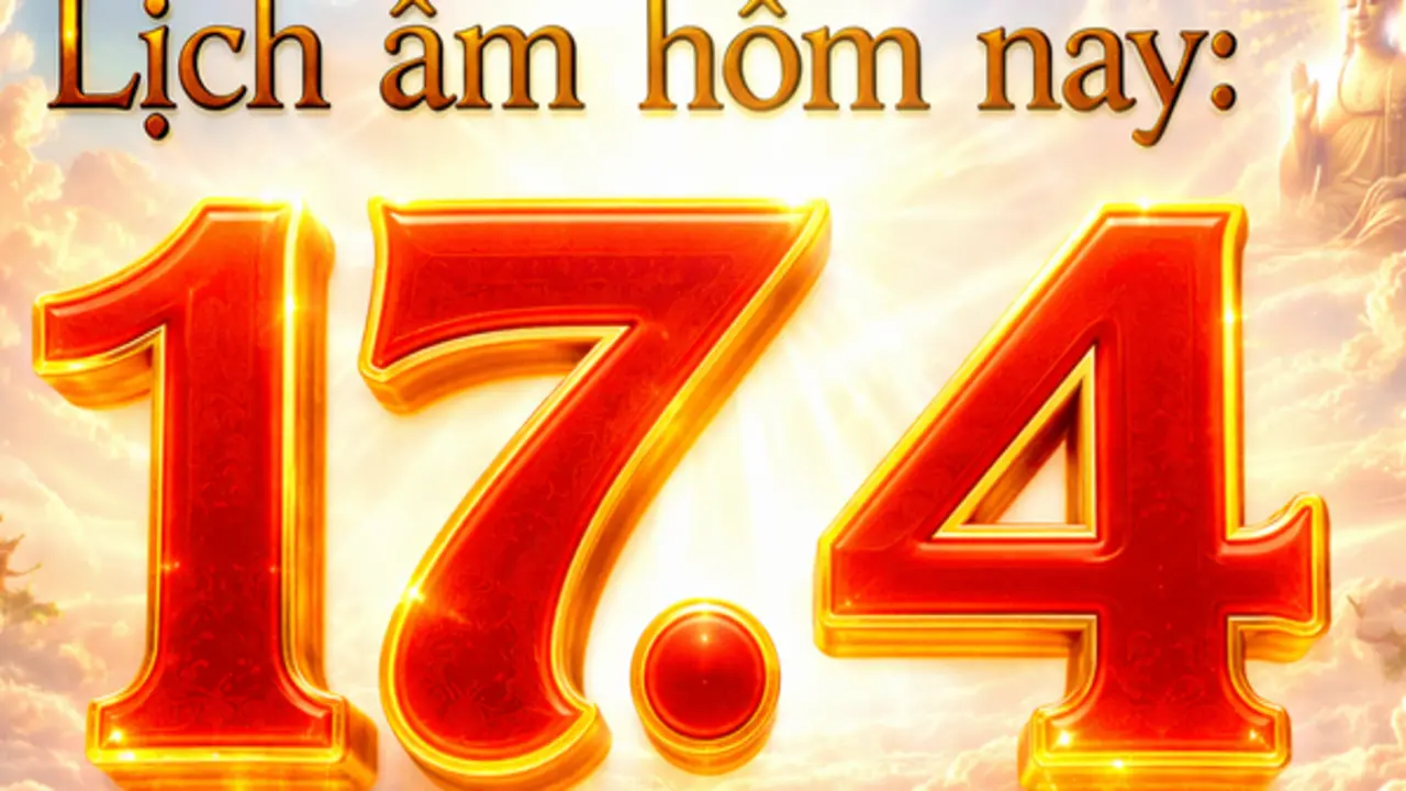 Lịch âm hôm nay mùng 1 tháng 3: Ngày 17.4 là ngày gì?