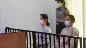 Myanmar ân xá cựu Tổng thống Win Myint, giảm án cho bà Aung San Suu Kyi