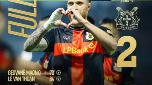 Ninh Bình bùng nổ phút nhạy cảm, siêu phẩm định đoạt màn lội ngược dòng thắng ngoạn mục HAGL