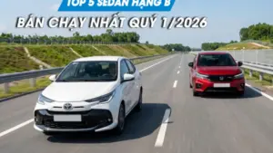 Sedan hạng B dưới 600 triệu: Người Việt ưa chuộng xe nào nhất?