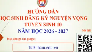 Sở GD-ĐT TP.HCM hướng dẫn đăng ký nguyện vọng lớp 10 chính xác