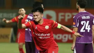 Thanh Nhàn hụt pen, PVF-CAND lỡ chiến thắng trước Becamex TP.HCM