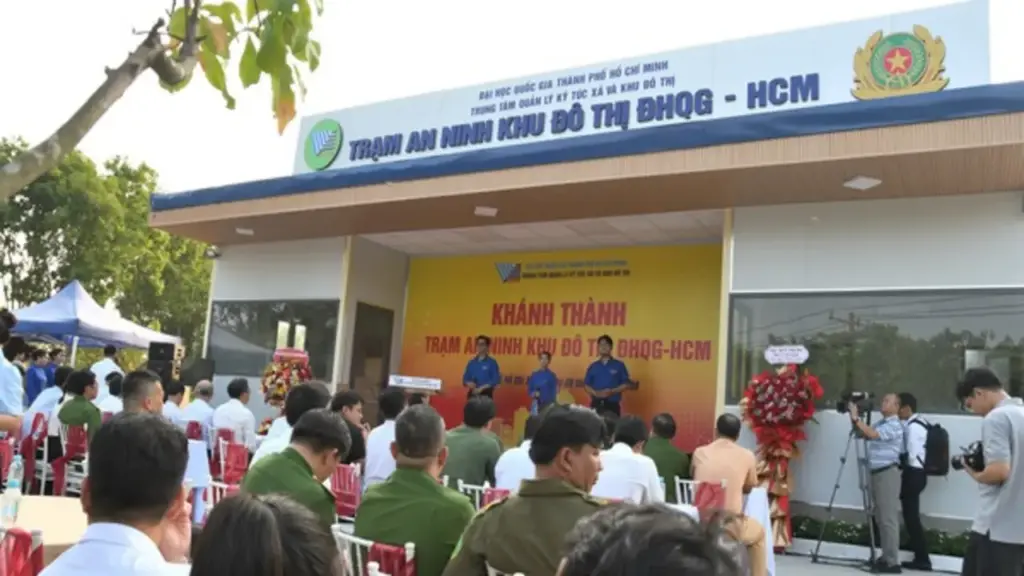 "Trạm an ninh” làng đại học chính thức lộ diện sau hơn 10 năm chờ đợi