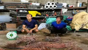 Trinh sát phục kích bắt trộm dây điện cao tốc Bến Lức - Long Thành