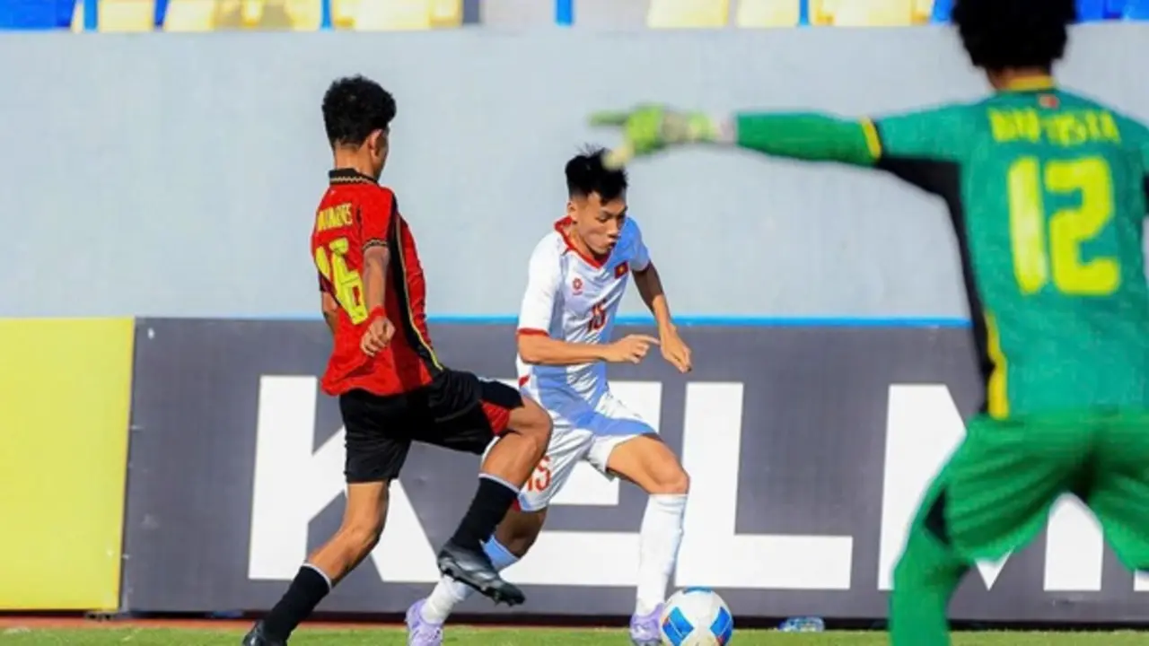 U.17 Việt Nam gây ấn tượng mạnh ở giải Đông Nam Á